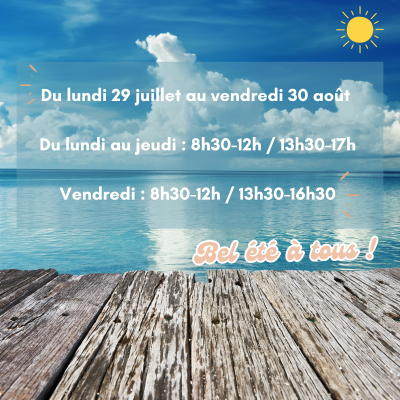 horaire été CAPEC