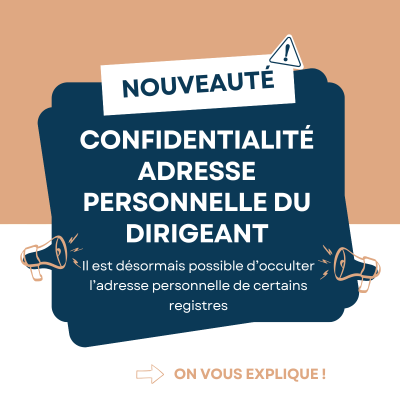 CAPEC vous informe que vous pouvez désormais occulter votre adresse personnelle